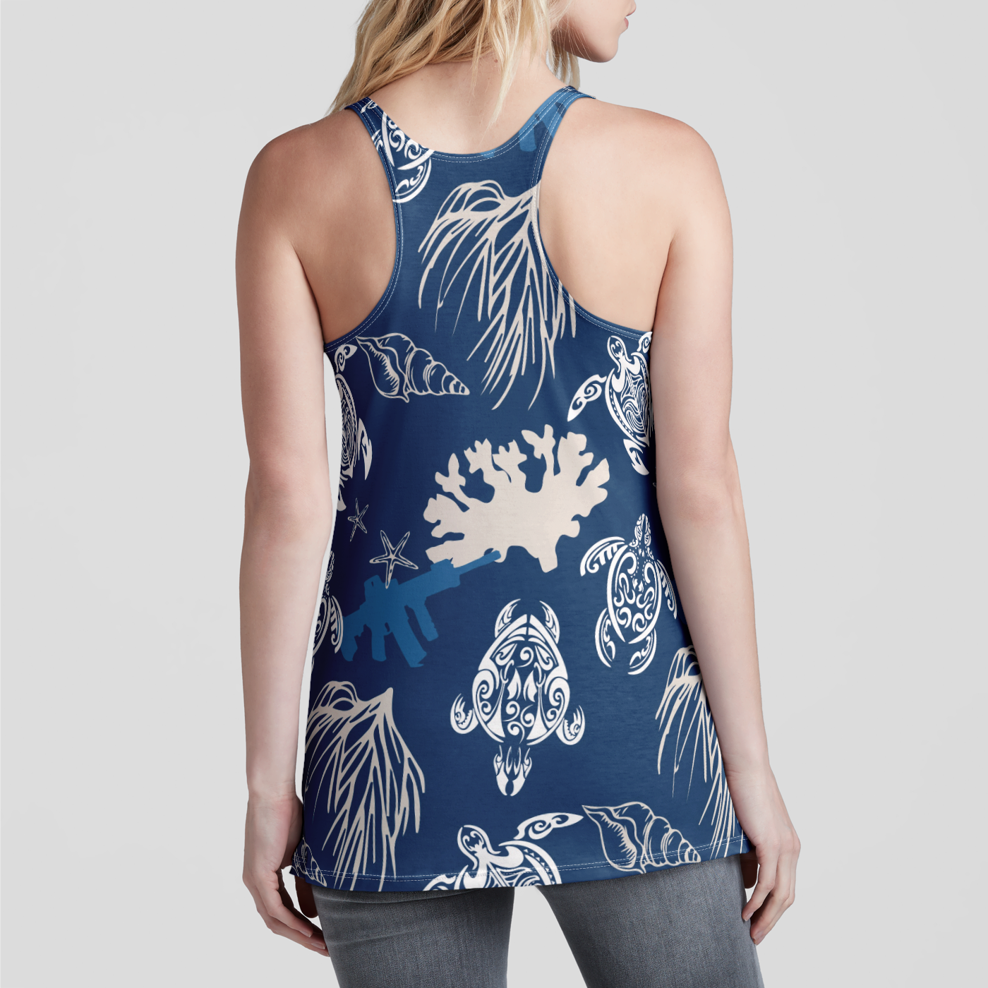 HONU Turtle ARs Racerback Tank Top