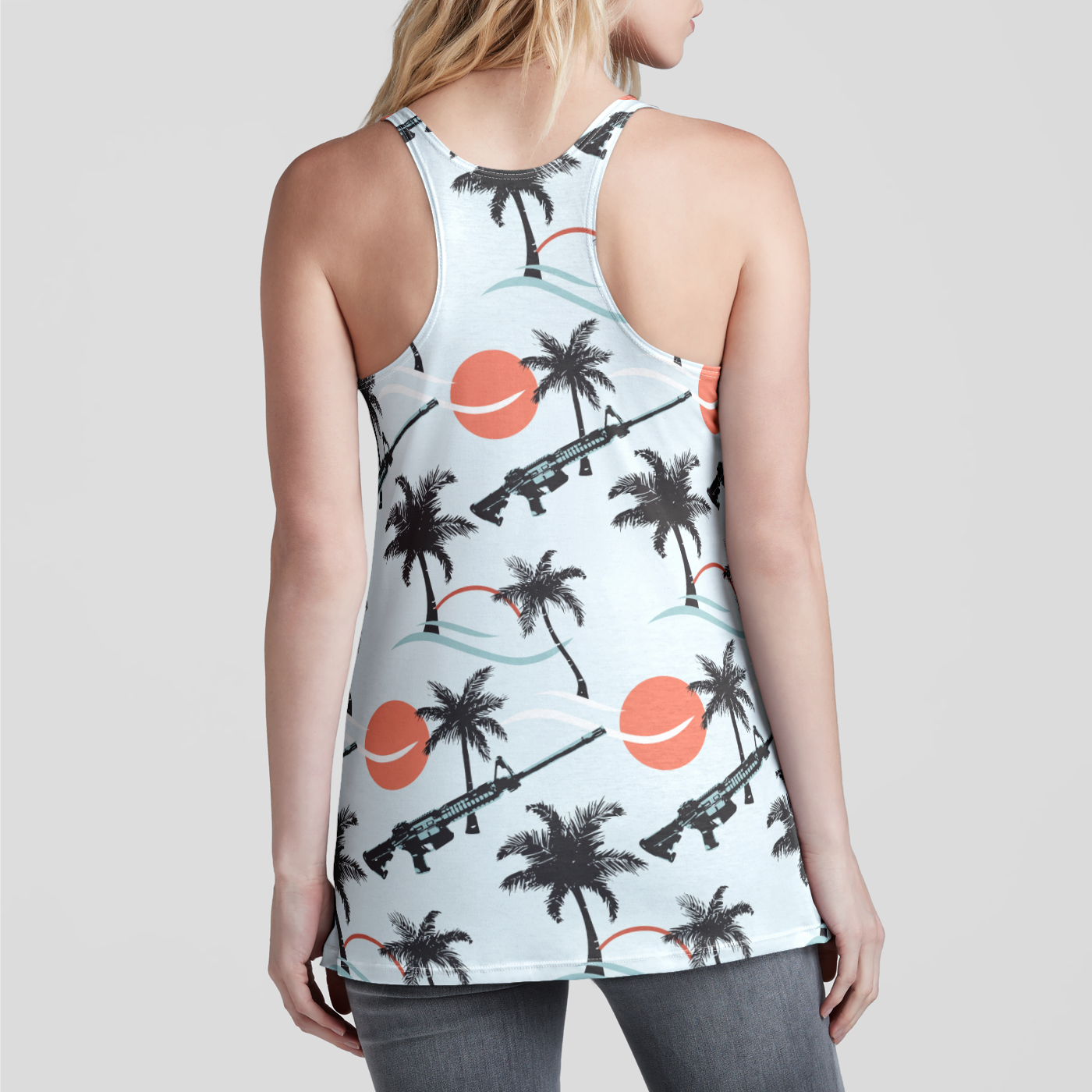 Violent Sunset Racerback Tank Top