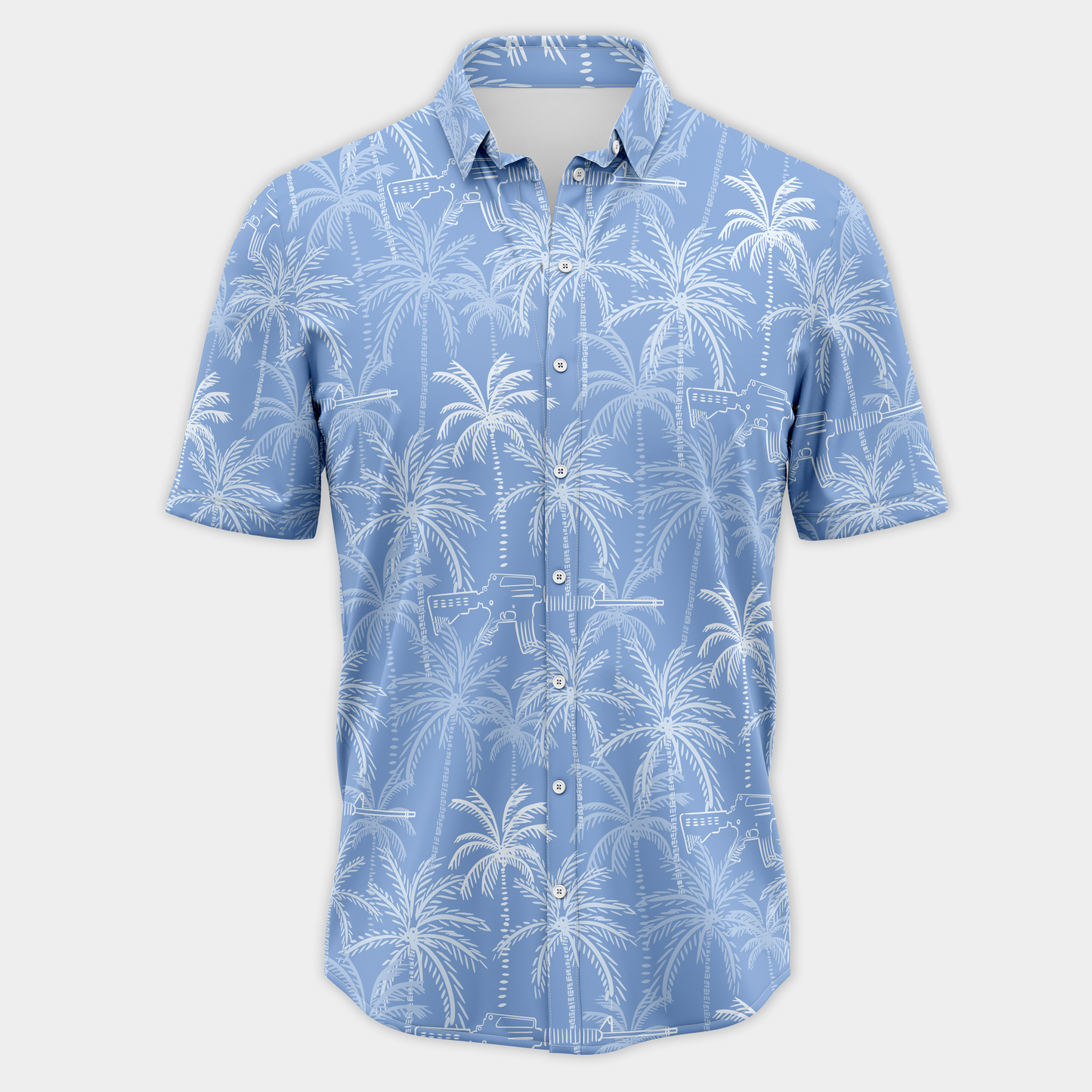 Island Palms Button Down Shirt