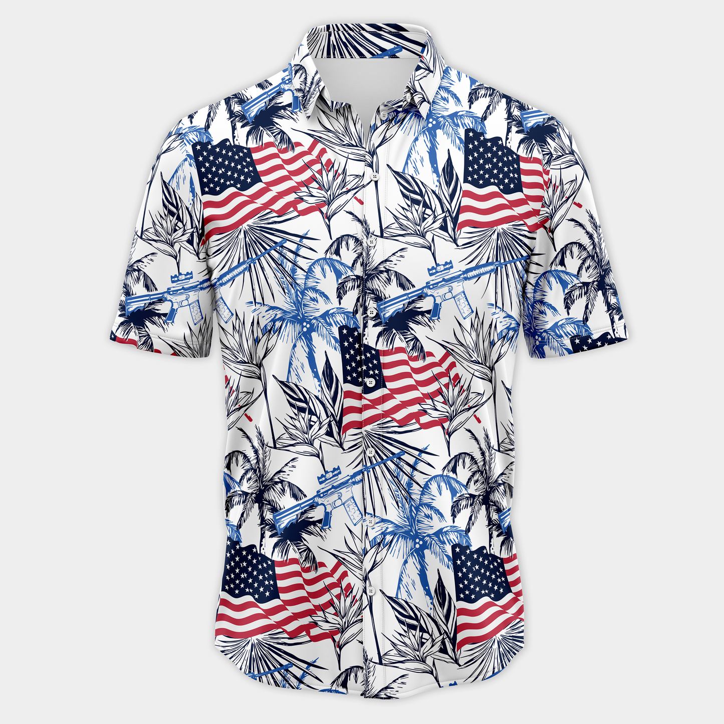 Jungle Flag ARs Button Down Shirt