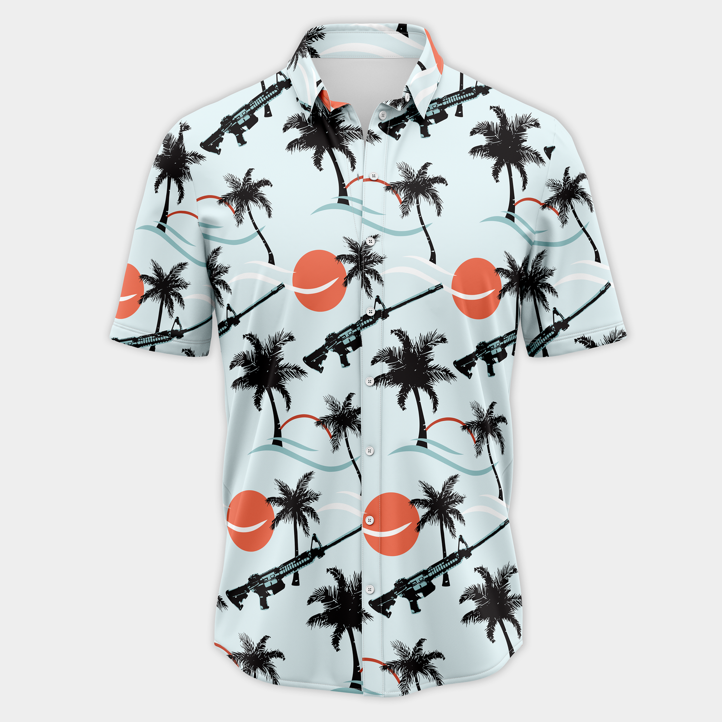 Violent Sunset Button Down Shirt